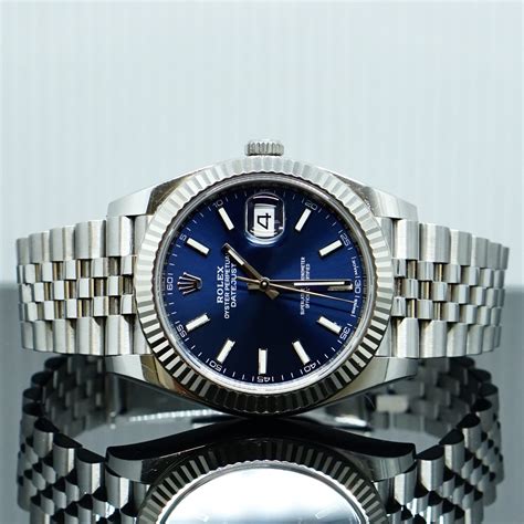 rolex datejust 41 blue 2017|rolex datejust 41 reference numbers.